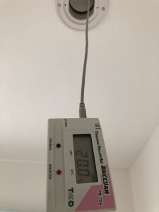 1室内流入温度20.0　27日