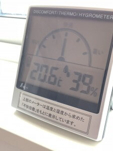 内20.6　湿度39％　　29